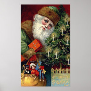 kerstkerstPoster afdrukken Poster