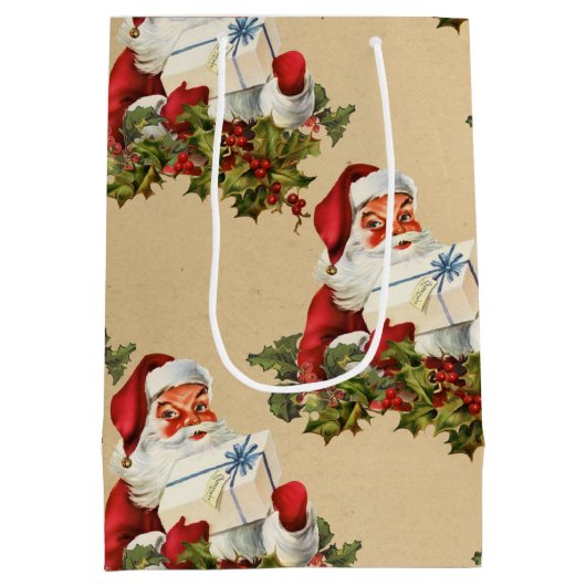 kerstkerstrecorder medium cadeauzakje (Achterkant)