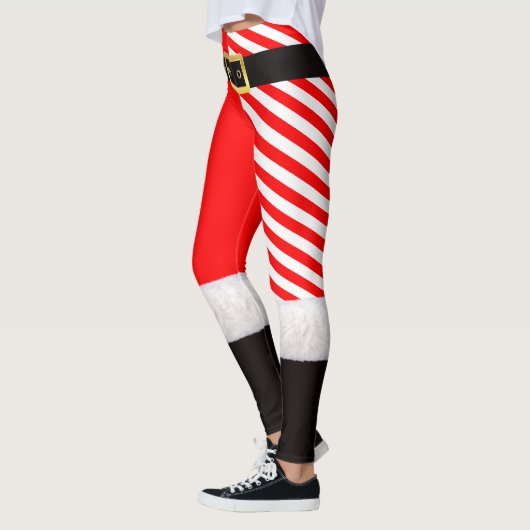 Kerstkerstsanta+kostumes+Red+katoen+wol+plush been Leggings (Links)