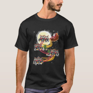 Kerstkerststaartlijntractorruptor T-shirt