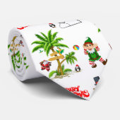 KerstkerstStropdas, zomerbakkerst Stropdas (Opgerold)