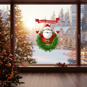 Kerstkerstvensterkoeling Raamsticker