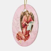 Kerstkerstversiering met kerstkerstkerstversiering keramisch ornament (Links)