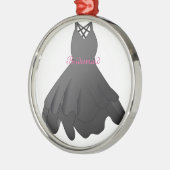 Kerstkerstversiering van de bres-bridesmaid metalen ornament (Links)