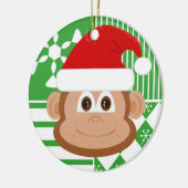 Kerstkerstversiering voor kerstkerstmis met kerstm keramisch ornament (Links)