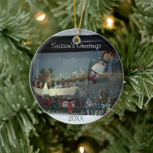 Kerstkerstwinkelvenster Ornament (Boom)