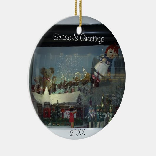 Kerstkerstwinkelvenster Ornament (Rechts)