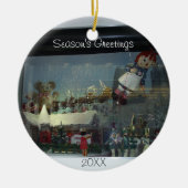 Kerstkerstwinkelvenster Ornament (Voorkant)