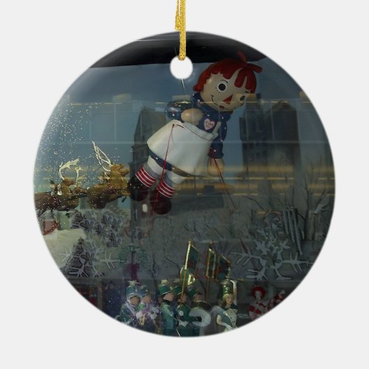 Kerstkerstwinkelvenster Ornament (Achterkant)