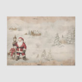  kerstkerstwinter decoupage tissuepapier (Voorkant)