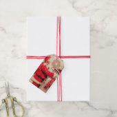  Kerstkerstwinter Snowman Cadeaulabel (Met Touw)