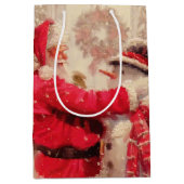  Kerstkerstwinter Snowman Medium Cadeauzakje (Voorkant)