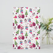 Kerstkettingpatroon Briefpapier (Staand voorkant)