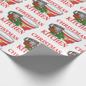 Kerstkeuken Cadeaupapier (Hoek)
