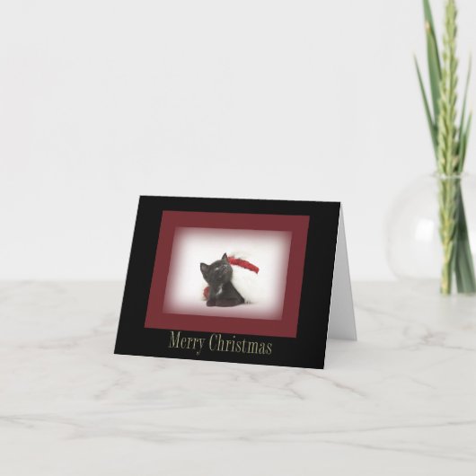 kerstkeuken feestdagen kaart (Voorkant)