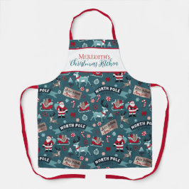 Kerstkeuken - Feestelijke vakantie koken Schort