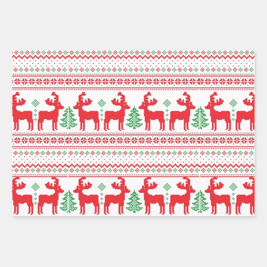 kerstkeuken inpakpapier vel (Voorkant)