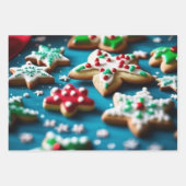 kerstkeuken inpakpapier vel (Voorkant 3)