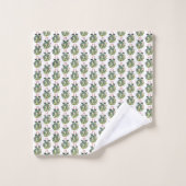kerstkeuken met Elf Bath, kerstman Bad Handdoek (Wasdoekje)