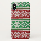 Kerstkeuken Snowflake iPhone Case (Achterkant)