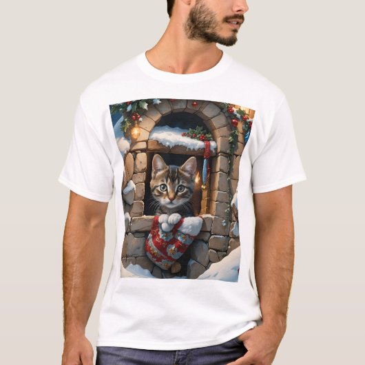 kerstkeuken t-shirt (Voorkant)