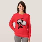 kerstkeuken van Santa Panda T-shirt (Voorkant volledig)