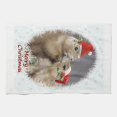 Kerstkeukenhanddoek Theedoek (Horizontaal)