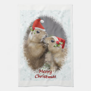 Kerstkeukenhanddoek Theedoek