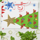 Kerstkeukenhanddoeken Theedoek (Gevouwen)