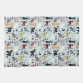 kerstkeukenhanddoeken theedoek (Horizontaal)