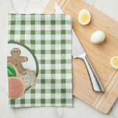 kerstkeukenhanddoeken theedoek (Quarter Fold)