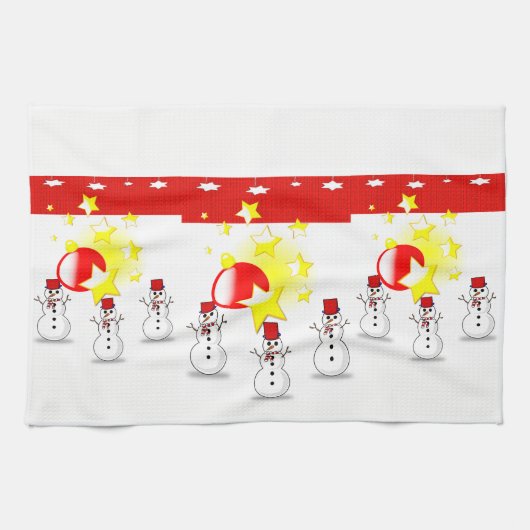 Kerstkeukenhanddoeken Theedoek (Horizontaal)