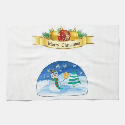 Kerstkeukenhanddoeken Theedoek (Horizontaal)