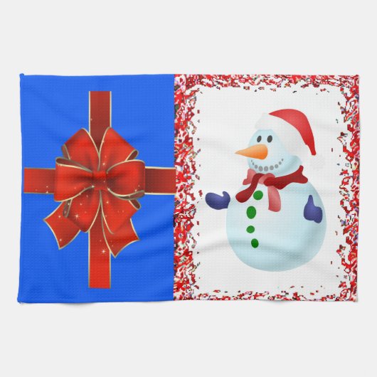 Kerstkeukenhanddoeken Theedoek (Horizontaal)