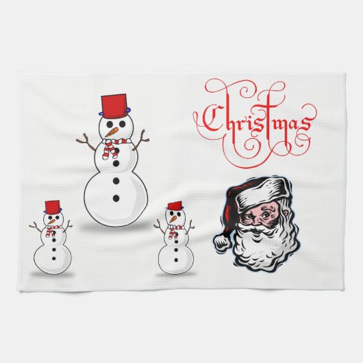 Kerstkeukenhanddoeken Theedoek (Horizontaal)