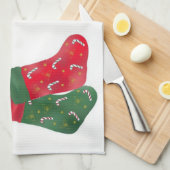 Kerstkeukenhanddoeken Theedoek (Quarter Fold)