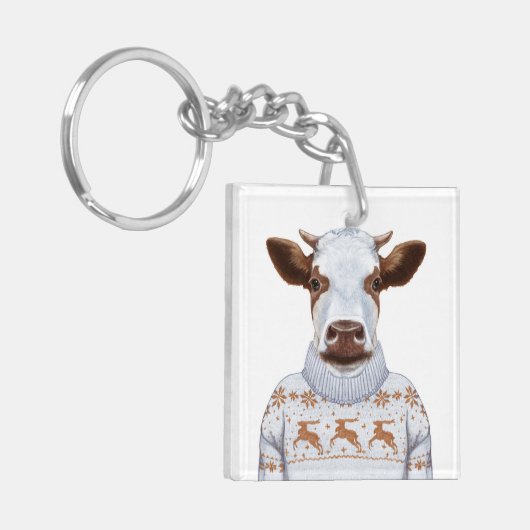 kerstkeukenkoek sleutelhanger (Voorkant Links)