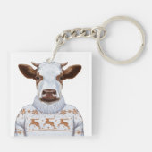 kerstkeukenkoek sleutelhanger (Achterkant)