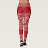 kerstkeukenpatroon - RED Leggings (Achterkant)