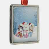 kerstkeukens metalen ornament (Rechts)