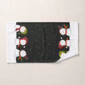 kerstkeukenset Snowman Bath Bad Handdoek (Handdoek)