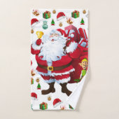 kerstkeukensets, kerstman bad handdoek (Handdoek)