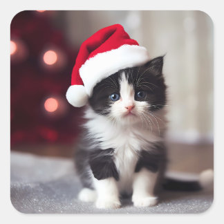 Kerstkeuten Vierkante Sticker