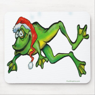 kerstkikker muismat