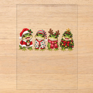 Kerstkikker Vakantievrienden Acryl Uitnodigingen