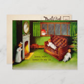 kerstkind Briefkaart (Voorkant / Achterkant)