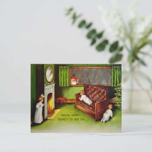  kerstkind Briefkaart (Staand voorkant)