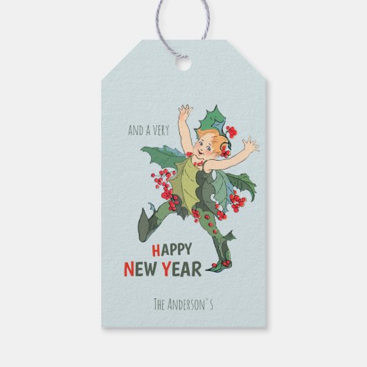 Kerstkind Elizabeth Gordon CC0246 Cadeaulabel (Achterkant)