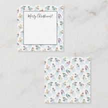 Kerstkinderen Schattige Sneeuwman in Mutsen