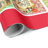 Kerstkinderen  Victoriaans kunst Cadeaupapier (Rol Hoek)